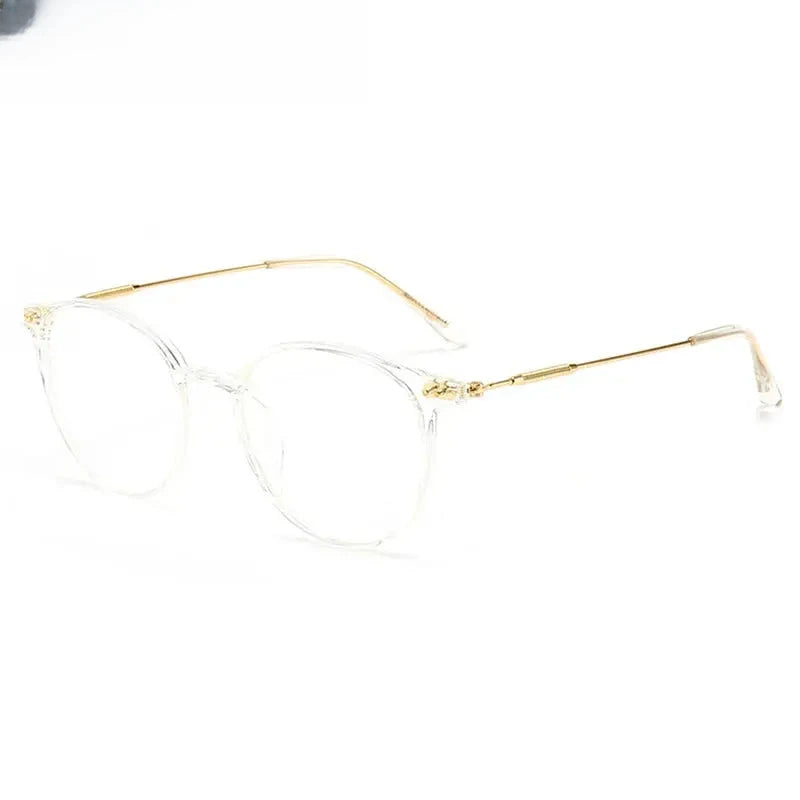 Women's Round Full Rim Titanium Prescription Glasses 390045 — view 7 | Rx Spectacle