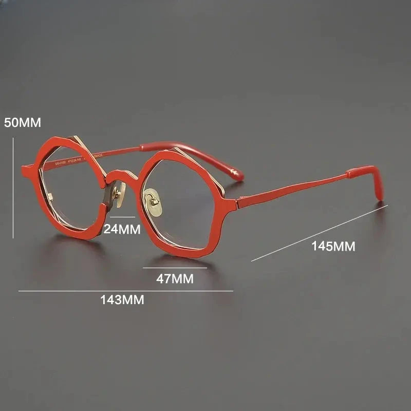 Unisex Oval Full Rim Titanium Reading Glasses 970100 — view 2 | Rx Spectacle