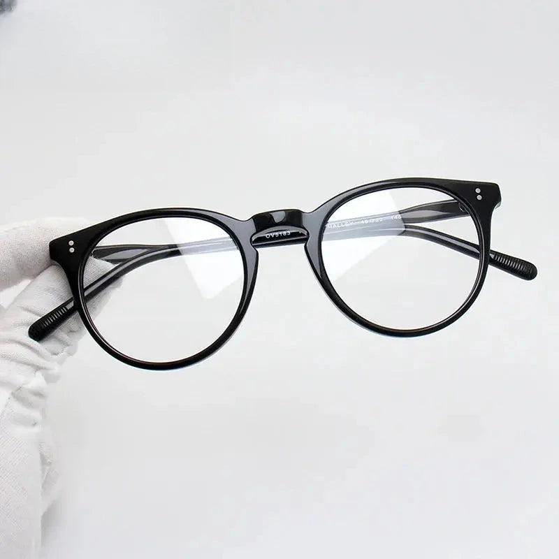 Women's Round Full Rim Acetate Prescription Glasses 795183 — view 4 | Rx Spectacle