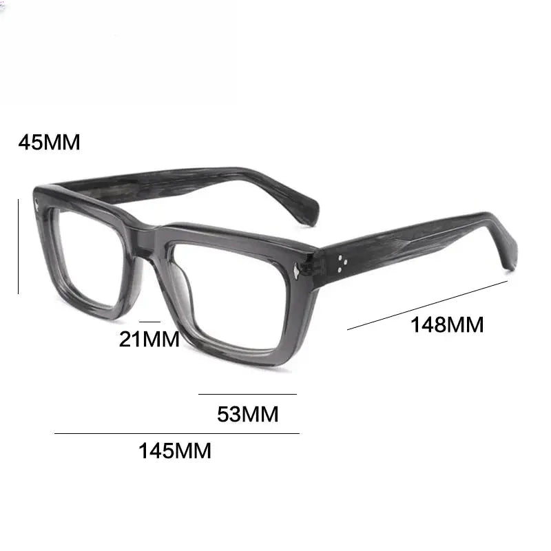 Unisex Browline Full Rim Acetate Reading Glasses 882222 — view 2 | Rx Spectacle