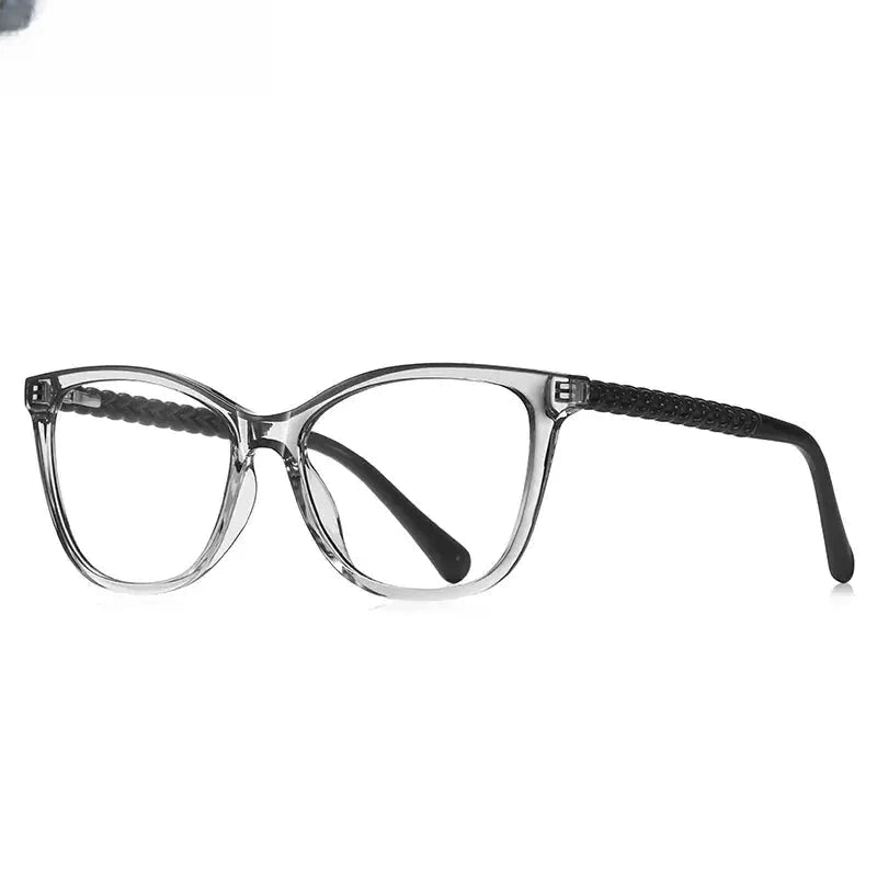 Women's Square Full Rim TR90 Reading Glasses 2138 — view 8 | Rx Spectacle