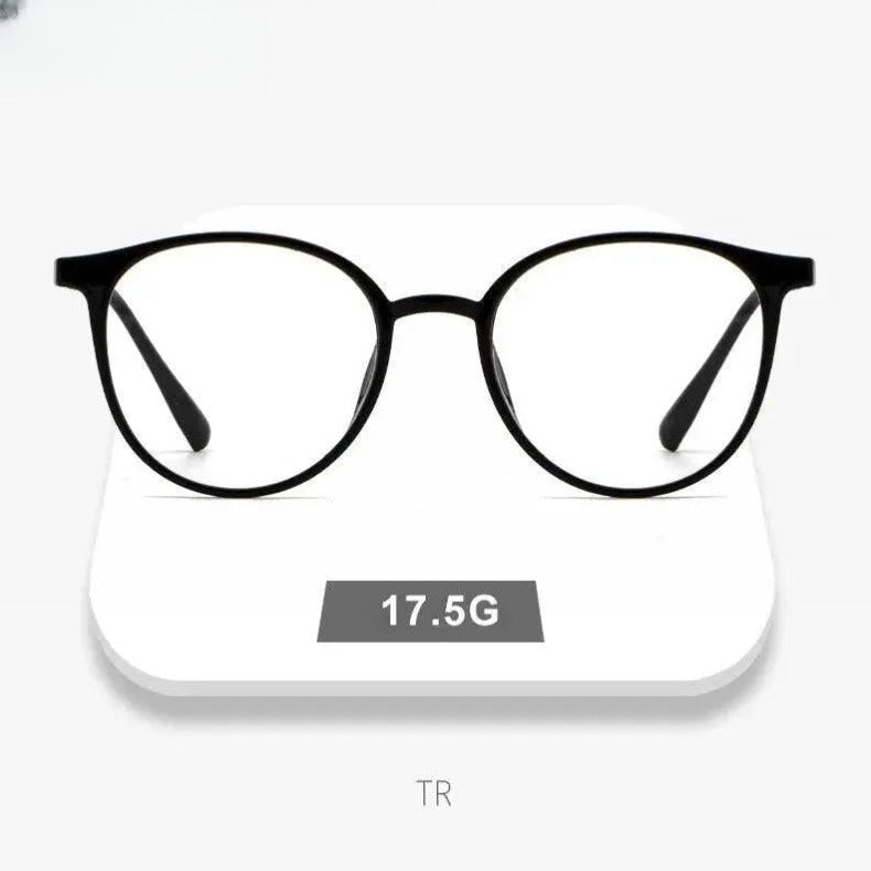 Women's Round Full Rim Titanium Reading Glasses 2240 — view 4 | Rx Spectacle