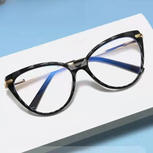 Women's Cat Eye Full Rim TR90 Prescription Glasses 79013 — view 1 | Rx Spectacle