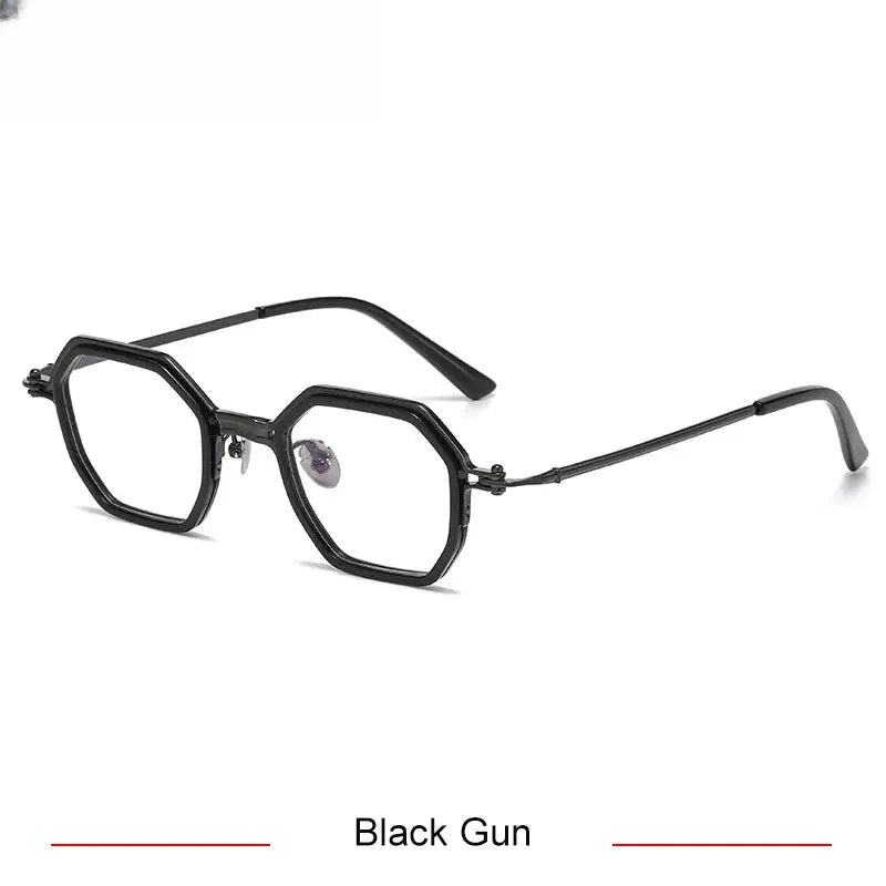 Unisex Full Rim Titanium Prescription Glasses 315871 — view 4 | Rx Spectacle