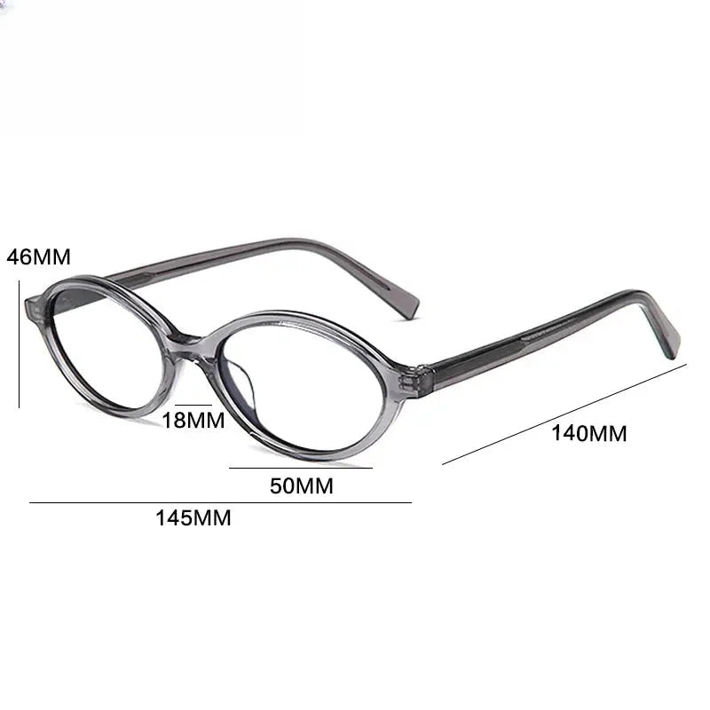 Women's Oval Full Rim Acetate Prescription Glasses 247080 — view 2 | Rx Spectacle