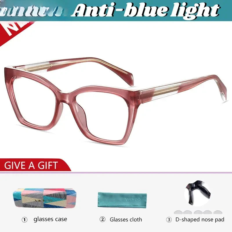 Women's Butterfly Full Rim TR90 Reading Glasses 582008 — view 5 | Rx Spectacle