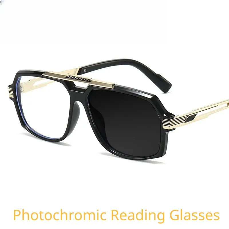 Unisex Square Full Rim TR90 Double Bridge Reading Glasses 242268 — view 1 | Rx Spectacle