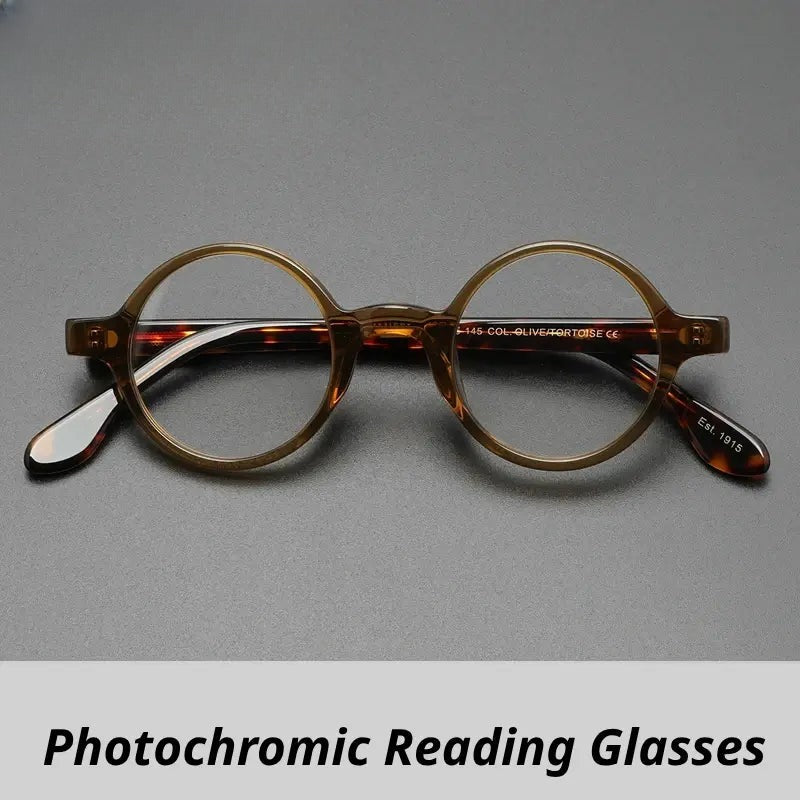 Women's Round Full Rim Acetate Reading Glasses G56002 — view 1 | Rx Spectacle