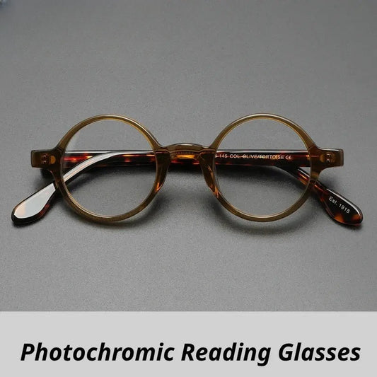 Women's Round Full Rim Acetate Reading Glasses G56002 — view 1 | Rx Spectacle
