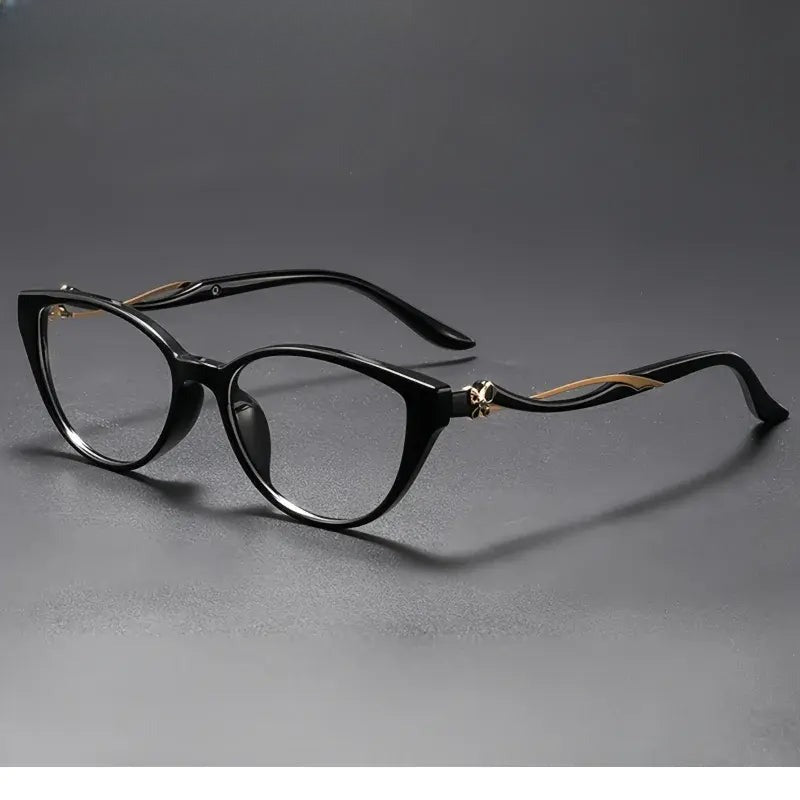 Women's Cat Eye Full Rim TR90 Prescription Glasses 726026 — view 1 | Rx Spectacle