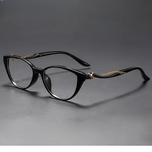 Women's Cat Eye Full Rim TR90 Prescription Glasses 726026 — view 1 | Rx Spectacle