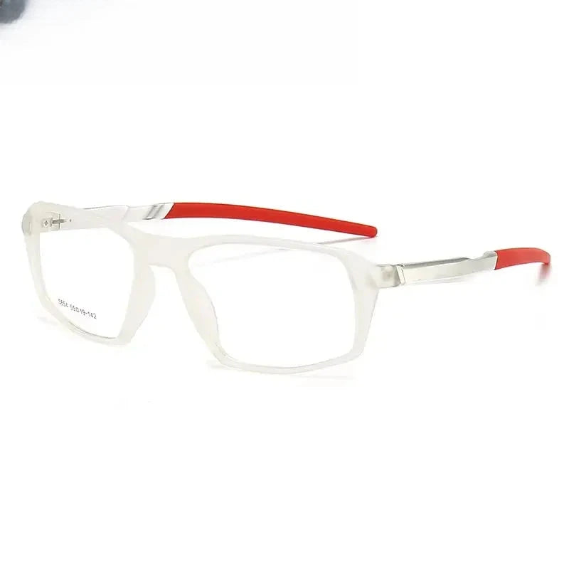 Men's Square Full Rim TR90 Prescription Glasses 615854 — view 1 | Rx Spectacle