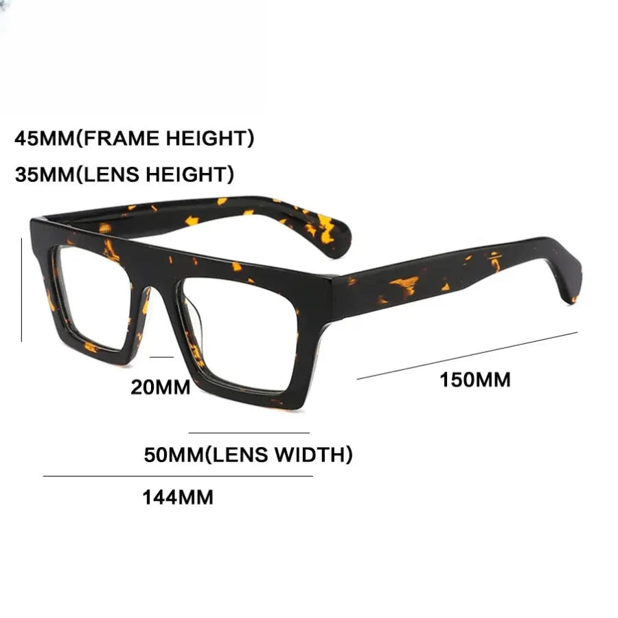 Unisex Browline Full Rim Prescription Glasses Gxyj1576 — view 2 | Rx Spectacle