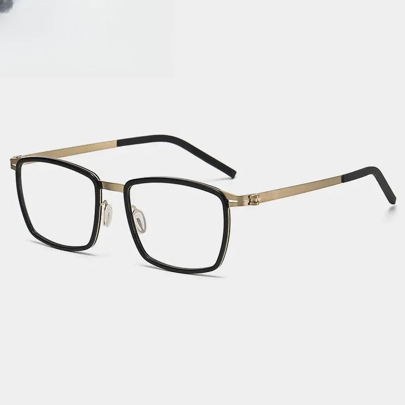 Men's Square Full Rim Acetate Prescription Glasses Gxyj-1187 — view 6 | Rx Spectacle