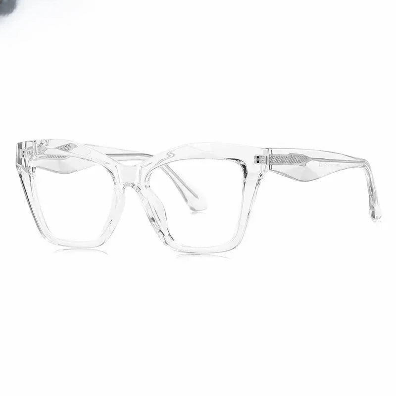 Women's Cat Eye Full Rim TR90 Prescription Glasses 881081 — view 7 | Rx Spectacle