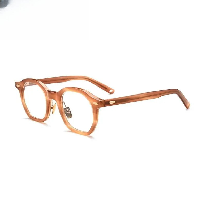 Unisex Square Full Rim Acetate Prescription Glasses Gxj33 — view 8 | Rx Spectacle