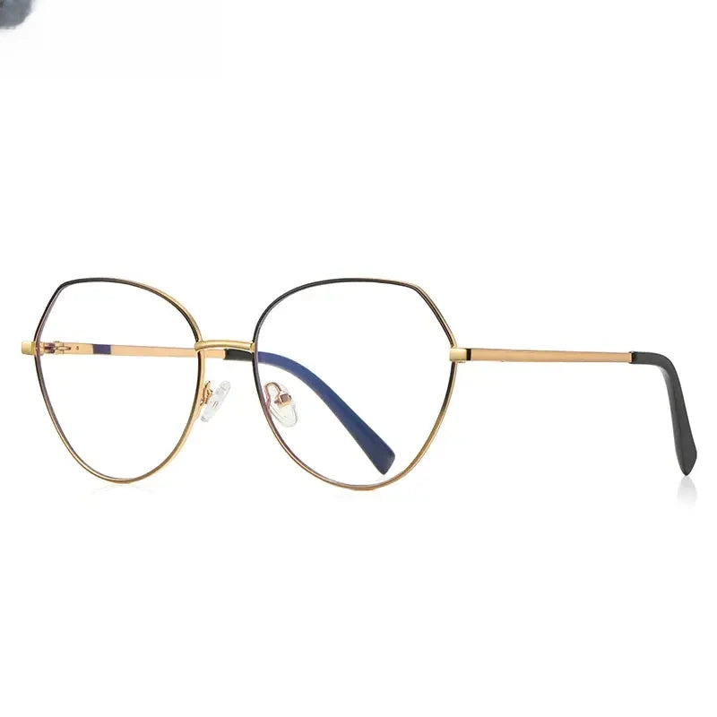 Women's Oval Full Rim Stainless Steel Reading Glasses 3095 — view 7 | Rx Spectacle