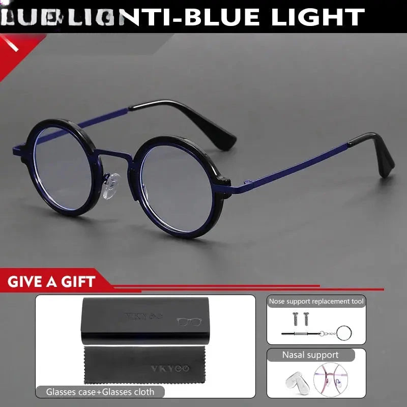 Unisex Round Full Rim TR90 Reading Glasses 10124 — view 3 | Rx Spectacle