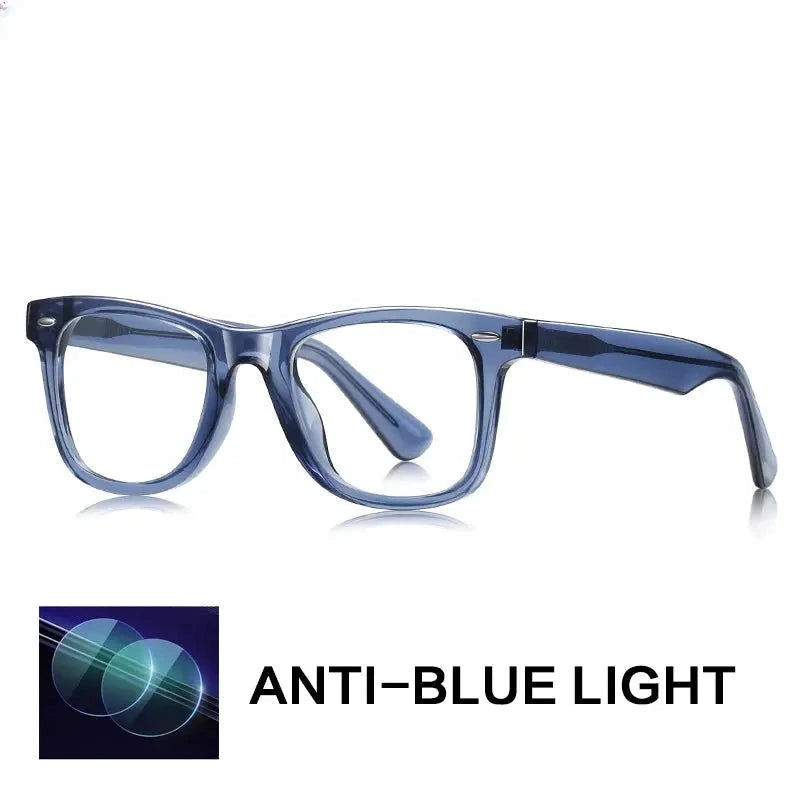 Unisex Square Full Rim Titanium Reading Glasses Gxyj9028 — view 7 | Rx Spectacle