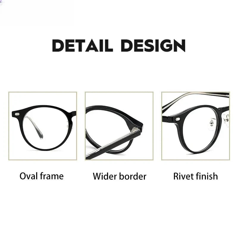 Women's Round Full Rim Acetate Reading Glasses 98321 — view 5 | Rx Spectacle