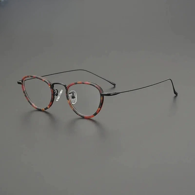 Women's Cat Eye Full Rim Titanium Prescription Glasses G85896 — view 3 | Rx Spectacle