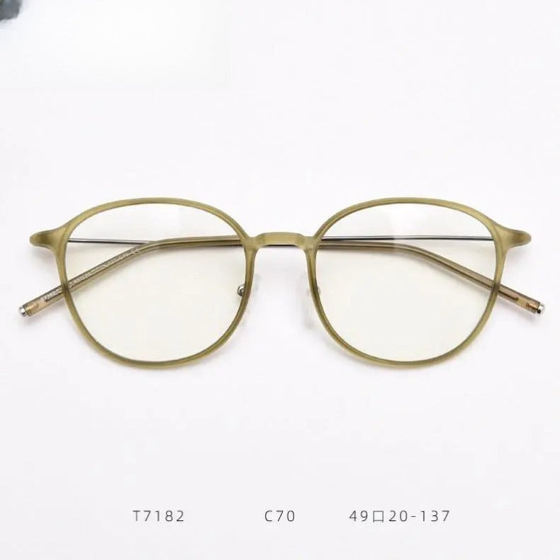 Women's Round Full Rim TR90 Prescription Glasses — view 14 | Rx Spectacle