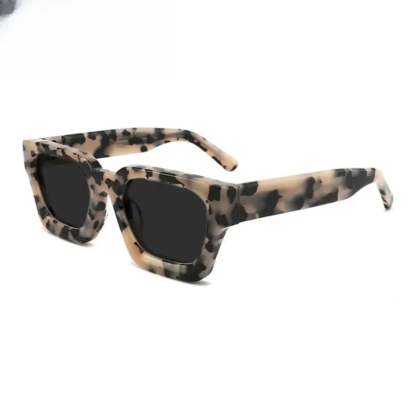 Unisex Square Full Rim Acetate Prescription Glasses Mo19 — view 23 | Rx Spectacle