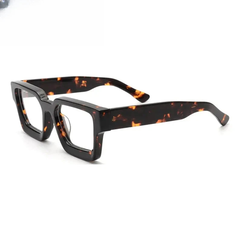 Unisex Square Full Rim Acetate Prescription Glasses Gxyj1472 — view 6 | Rx Spectacle