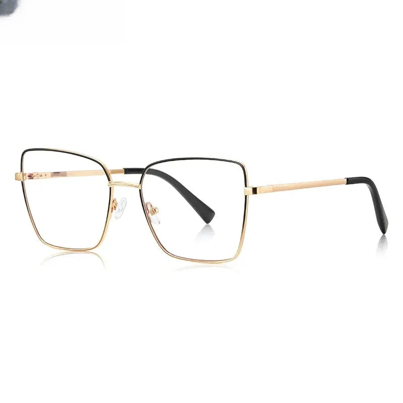 Women's Butterfly Full Rim Alloy Reading Glasses 3088 — view 9 | Rx Spectacle