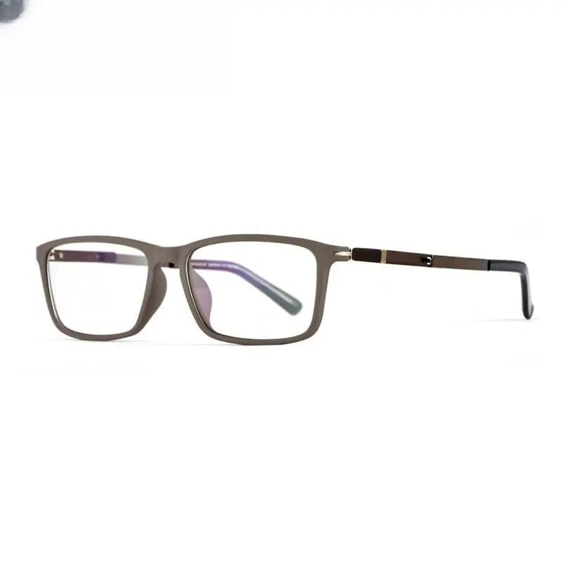 Men's Square Full Rim TR90 Prescription Glasses 9164 — view 9 | Rx Spectacle