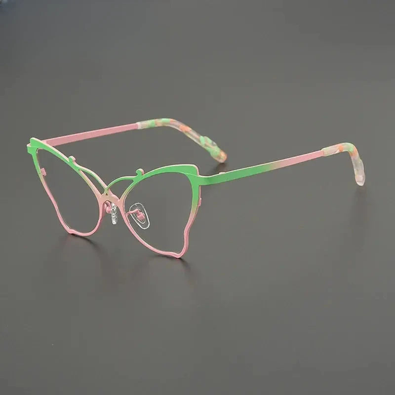 Women's Oval Full Rim Titanium Prescription Glasses G85862 — view 8 | Rx Spectacle