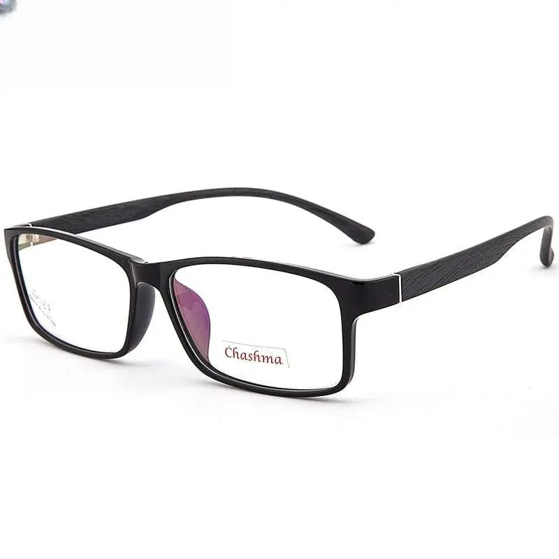 Men's Square Full Rim TR90 Prescription Glasses 6015 — view 9 | Rx Spectacle