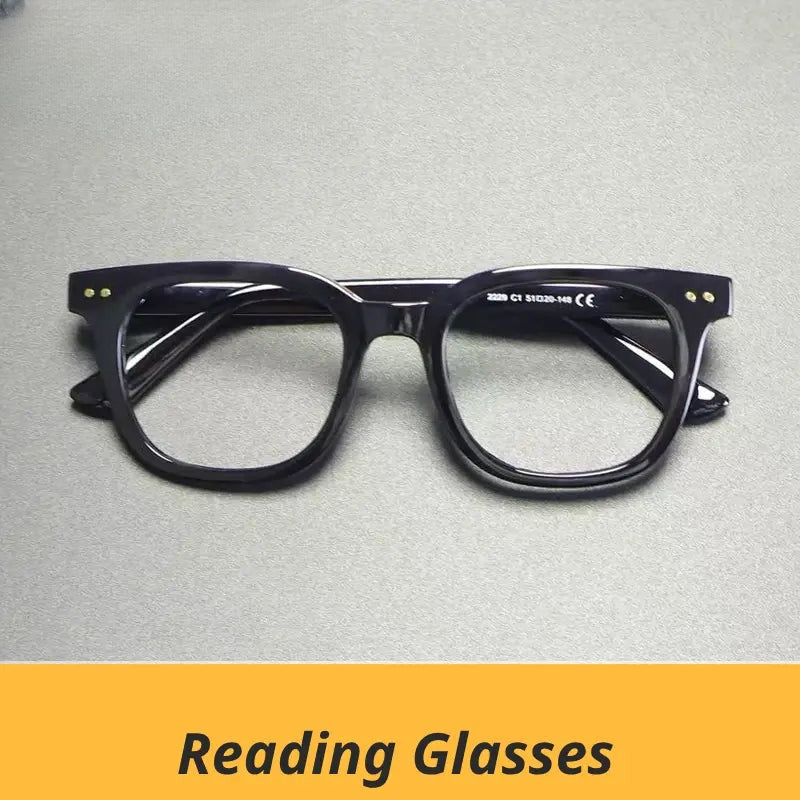 Unisex Square Full Rim Titanium Reading Glasses Gxyj2229 — view 1 | Rx Spectacle