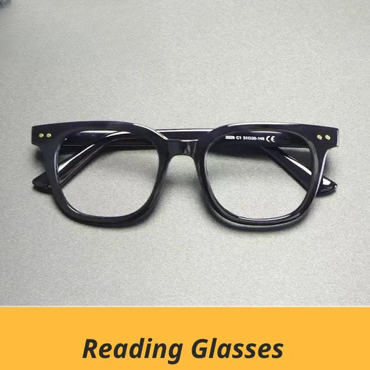 Unisex Square Full Rim Titanium Reading Glasses Gxyj2229 — view 1 | Rx Spectacle