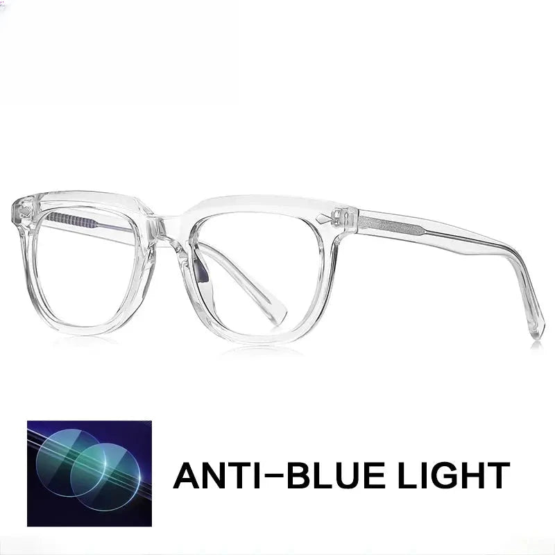 Unisex Square Full Rim Titanium Reading Glasses Gxyj2121 — view 5 | Rx Spectacle
