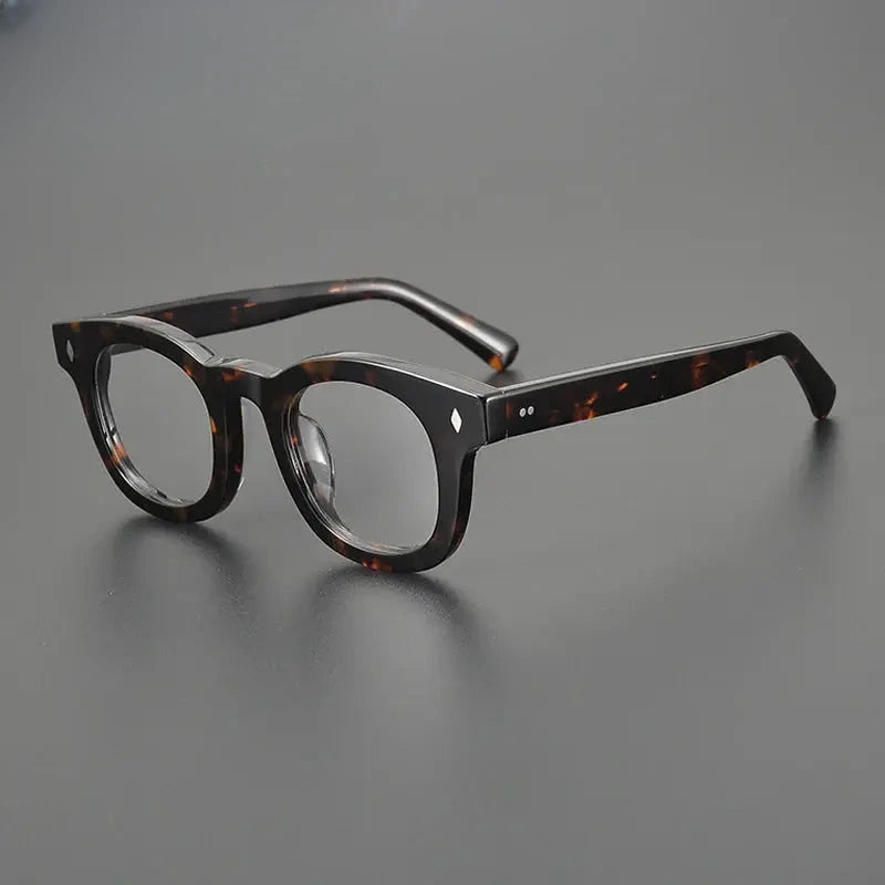 Unisex Square Full Rim Acetate Prescription Glasses Gxyj1537 — view 3 | Rx Spectacle
