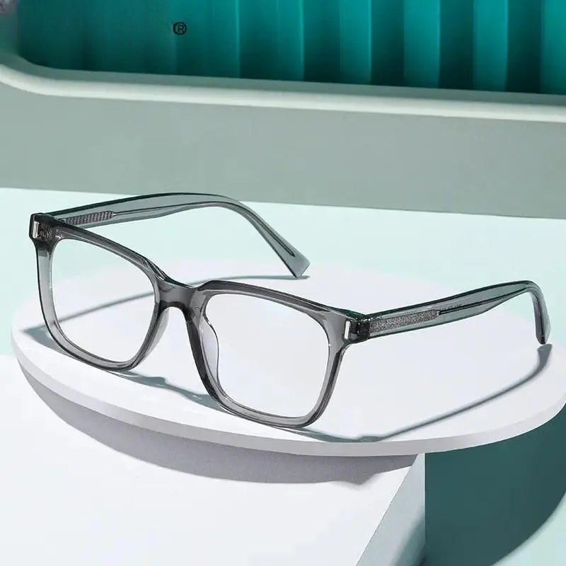 Unisex Square Full Rim Acetate Reading Glasses 2091 — view 2 | Rx Spectacle