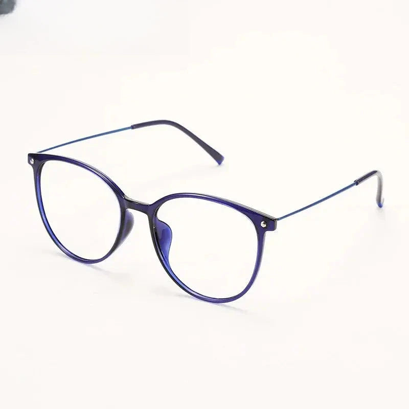 Unisex Round Full Rim Titanium Prescription Glasses 312155 — view 7 | Rx Spectacle