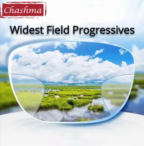 Widest Field Progressive Clear Lenses — view 1 | Rx Spectacle