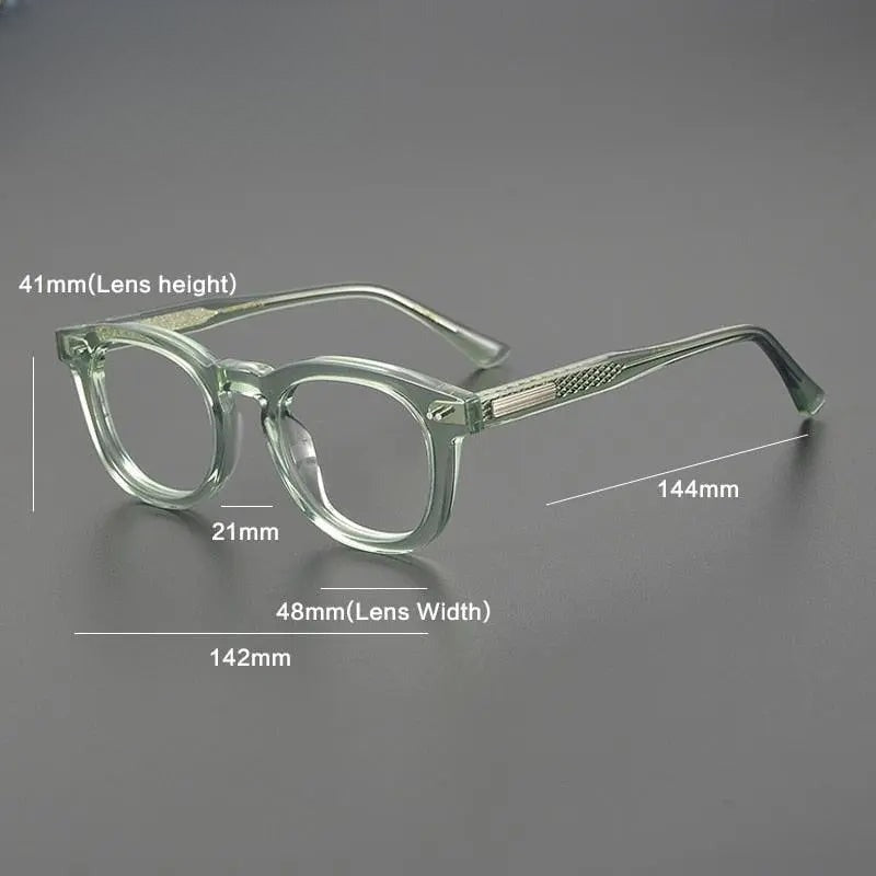 Unisex Square Full Rim Acetate Prescription Glasses Gxyj1078 — view 6 | Rx Spectacle