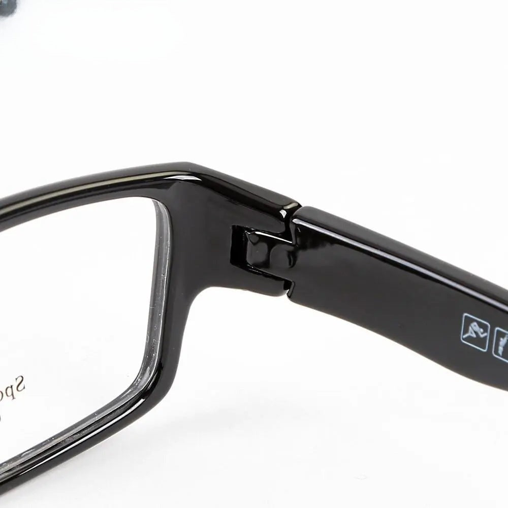 Men's Square Full Rim Titanium Sports Glasses 6051 — view 9 | Rx Spectacle