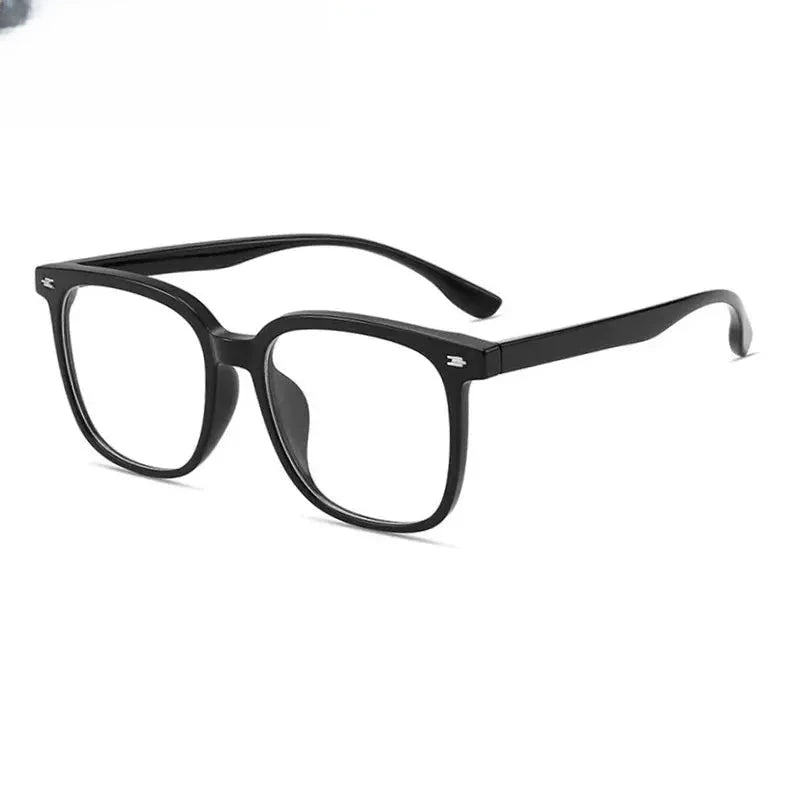 Unisex Square Full Rim Titanium Prescription Glasses 889056 — view 5 | Rx Spectacle
