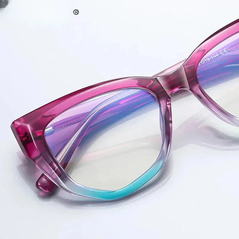Women's Cat Eye Full Rim TR90 Reading Glasses 2156 — view 2 | Rx Spectacle