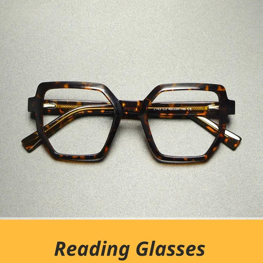 Women's Cat Eye Full Rim Titanium Reading Glasses G2143 — view 1 | Rx Spectacle