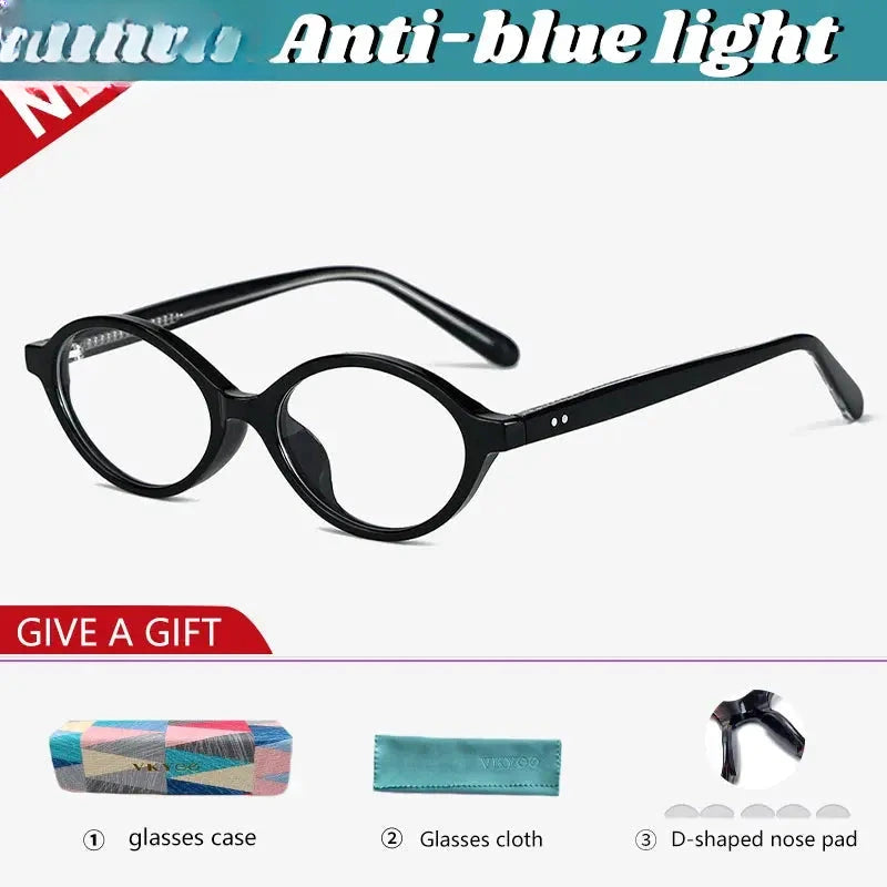 Women's Oval Full Rim Acetate Reading Glasses 91427 — view 5 | Rx Spectacle