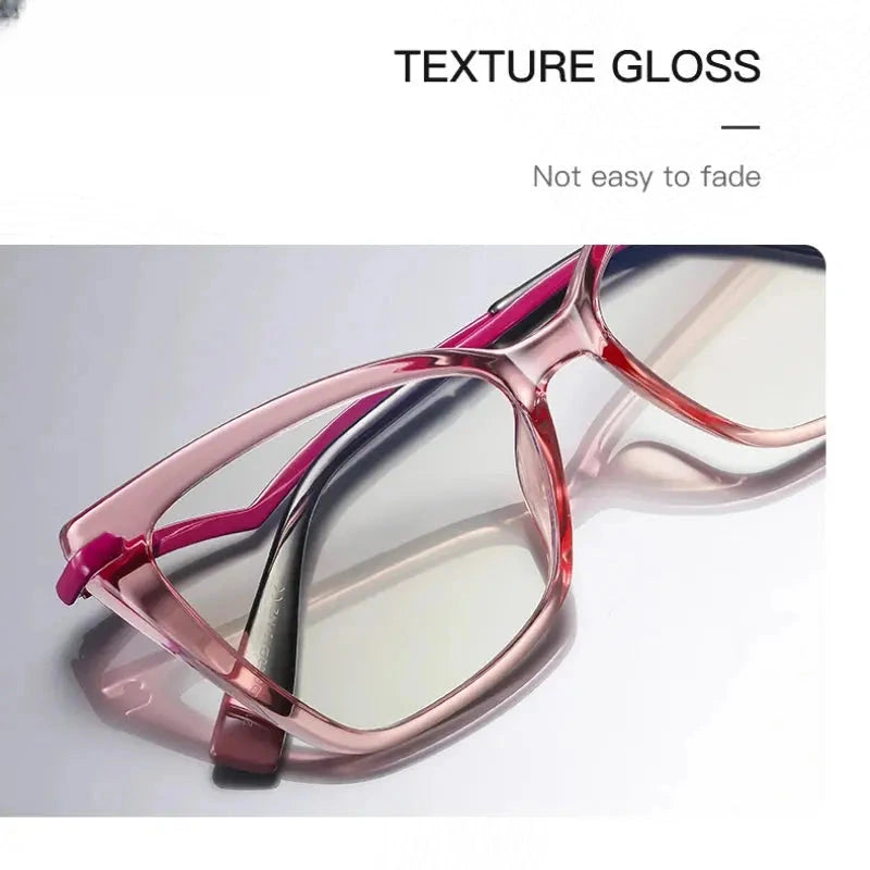 Women's Square Full Rim TR90 Reading Glasses 2106 — view 5 | Rx Spectacle