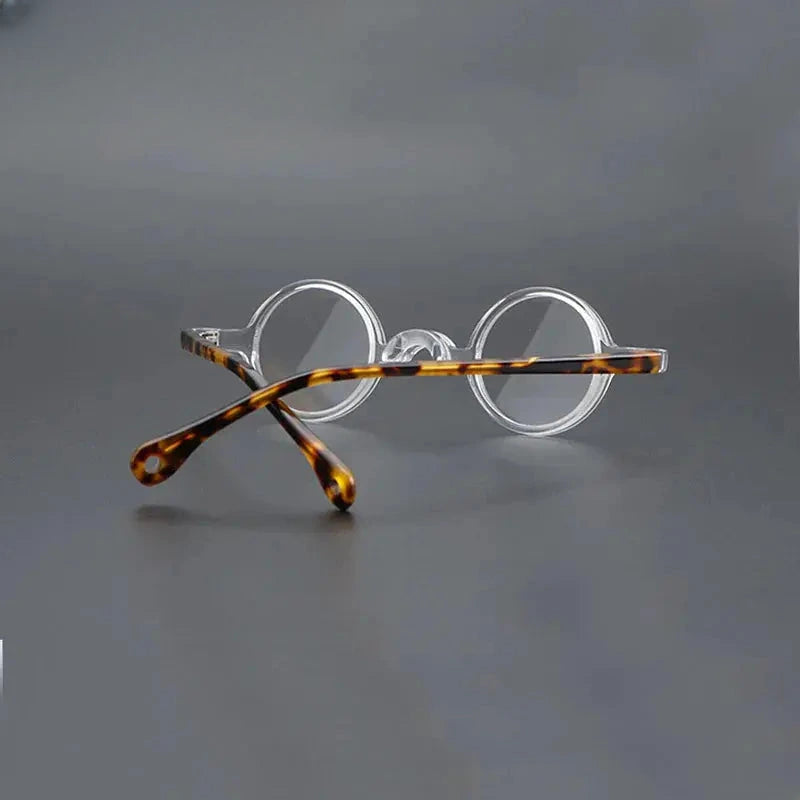 Unisex Round Full Rim Acetate Prescription Glasses 3134 — view 4 | Rx Spectacle