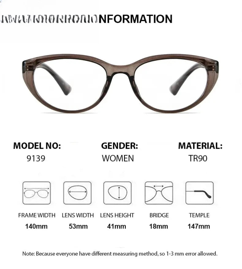 Unisex Cat Eye Full Rim Titanium Prescription Glasses 59159 — view 2 | Rx Spectacle