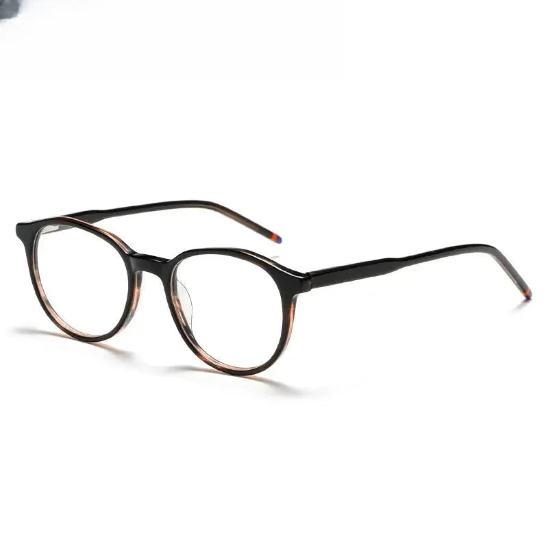 Women's Oval Full Rim Acetate Prescription Glasses Ac1010 — view 9 | Rx Spectacle