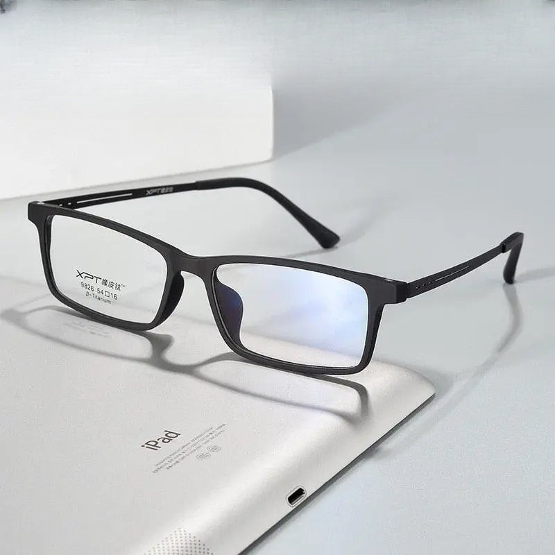 Unisex Full Rim Titanium Prescription Glasses 9826 — view 1 | Rx Spectacle